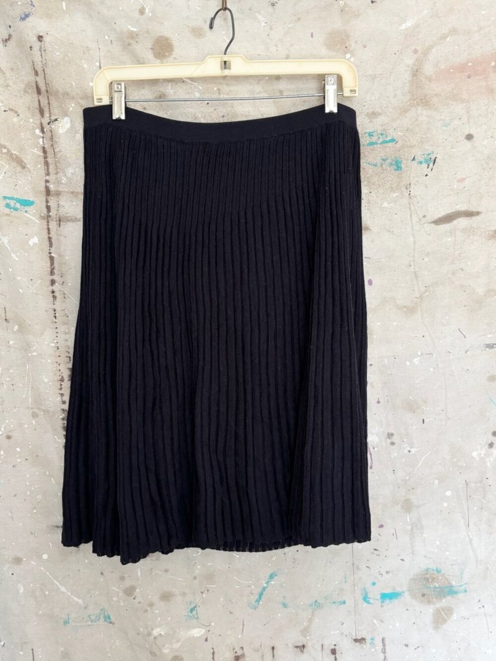 Jones New York Pleated Wool Blend Skirt